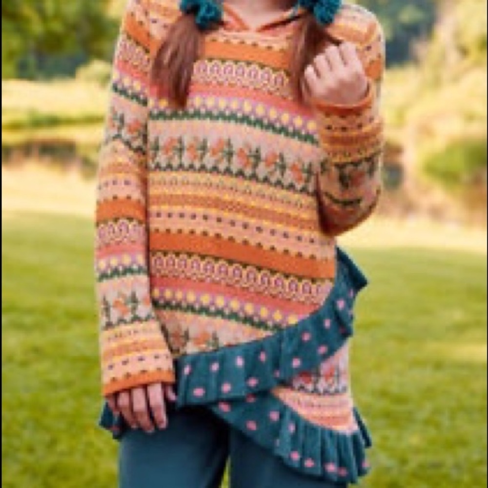 Matilda Jane Fair Isle Keep me Cozy Hoodie